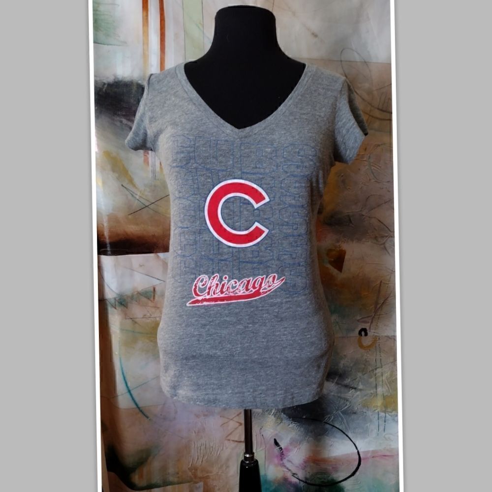 Mlb Women's Chicago Cubs 5th & Ocean T-SHIRT Size Large